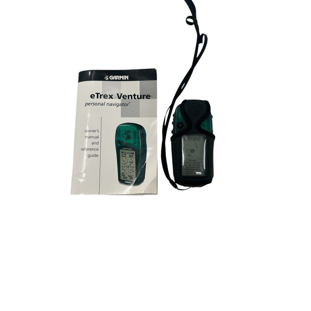 Garmin Etrex Venture Portable Handheld GPS Receiver & Case Tested Fast Shipping